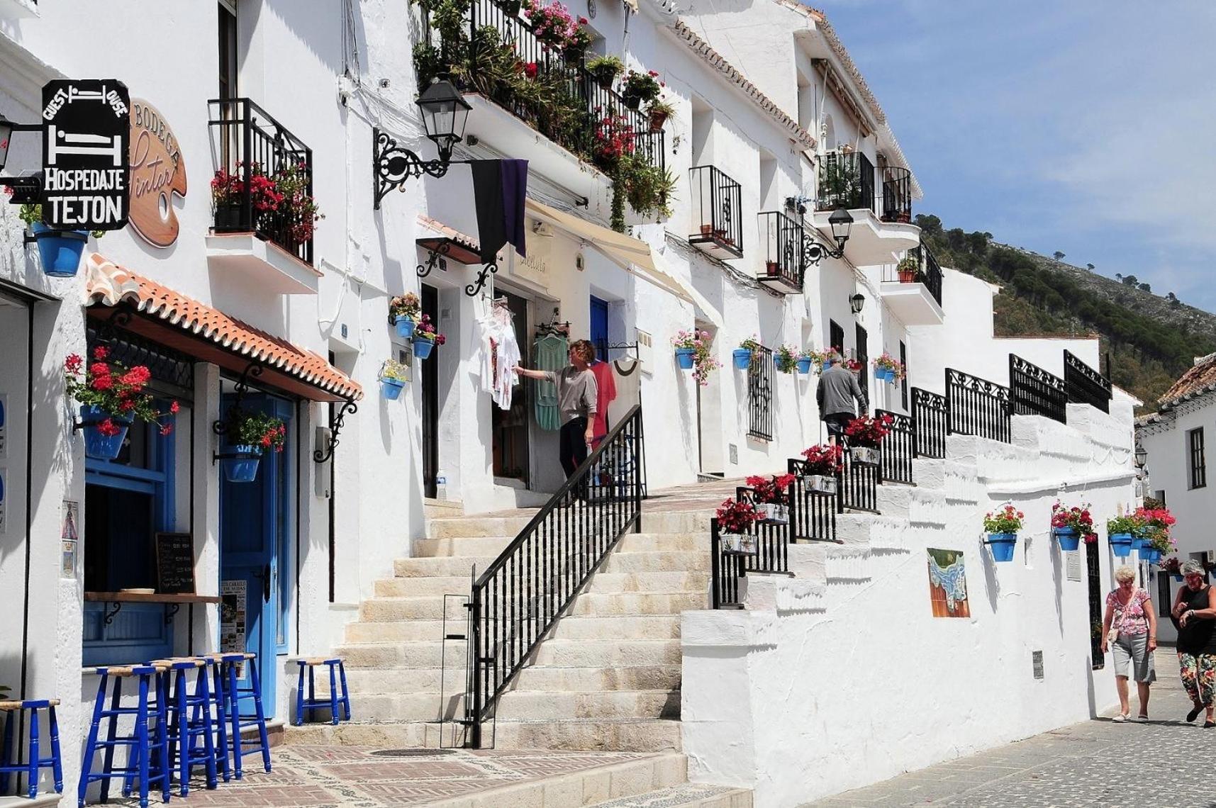 Precioso Apartamento Con Vistas En El Centro De Mijas Pueblo Kültér fotó